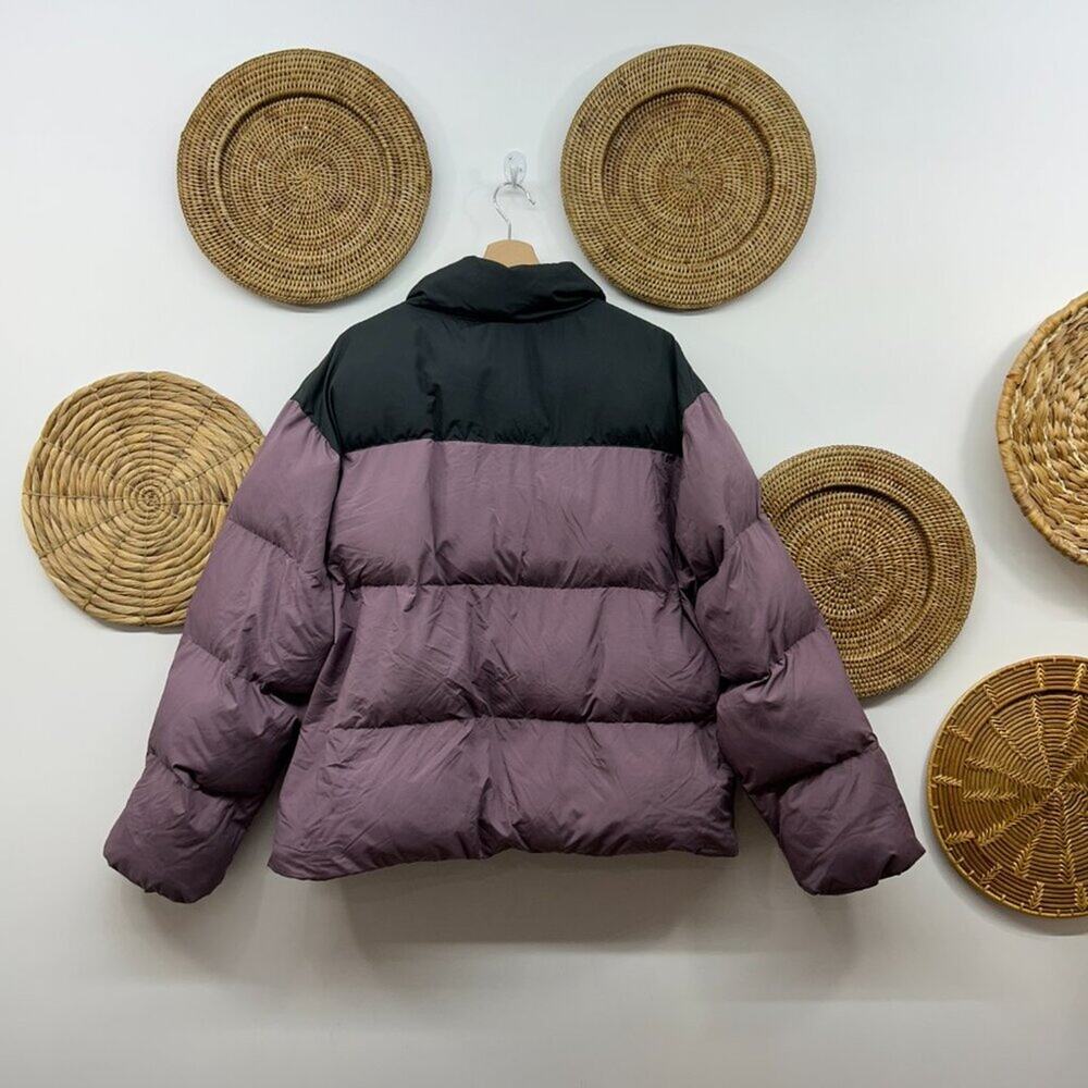 Fabletics Purple Gray Zip Up Essential Puffer Coa… - image 3